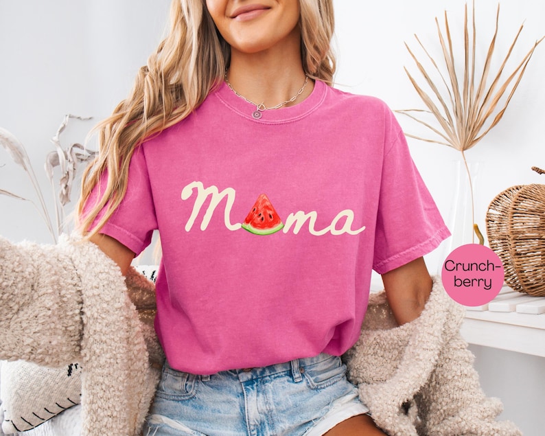 One In A Melon Mommy Shirt, Custom Watermelon Family Outfit, First Birthday Shirt, Watermelon 1st Birthday Shirt, Family Matching Tee bild 9