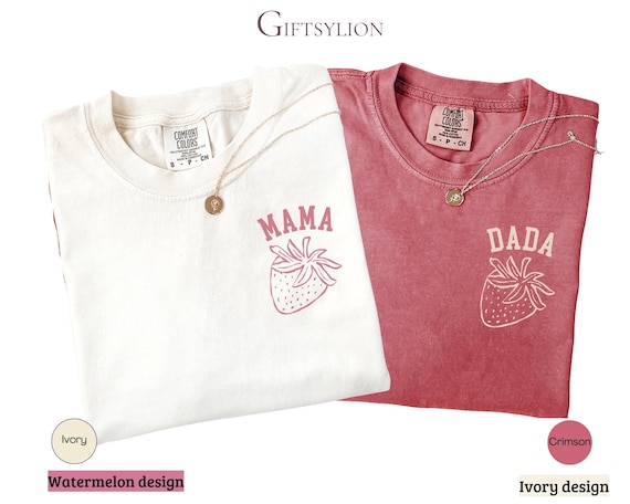 Berry First Birthday Family Matching Shirt, Mama Dada Strawberry Shirts, Strawberry 1st Birthday Shirt, Strawberry Themed Birthday Party Tee