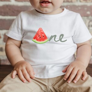 One In A Melon Mommy Shirt, Custom Watermelon Family Outfit, First Birthday Shirt, Watermelon 1st Birthday Shirt, Family Matching Tee bild 8