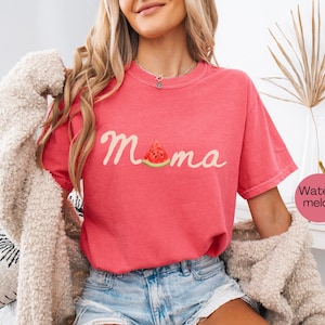 One In A Melon Mommy Shirt, Custom Watermelon Family Outfit, First Birthday Shirt, Watermelon 1st Birthday Shirt, Family Matching Tee bild 6