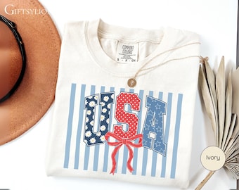Camiseta Comfort Colors del 250 aniversario, camiseta roja, blanca y 250, camiseta del 4 de julio, camiseta patriótica preppy, camiseta de Estados Unidos, camiseta con la bandera.