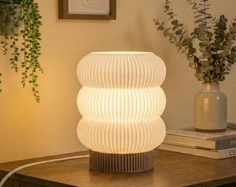 Pearl-tafellamp – minimalistische unieke golflamp voor nachtkastje voor een gezellige sfeer