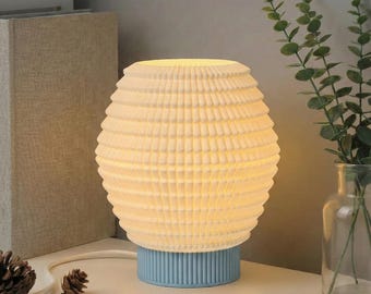 Sculpturale tafellamp – gestructureerd ontwerp voor een gezellige sfeer