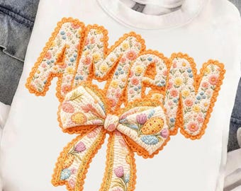 Amen Easter PNG, Faux Yarn Embroidery Design (Digital Download)