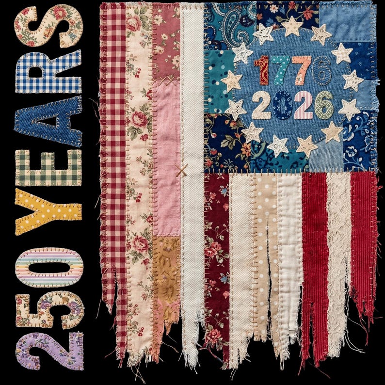 4th of July Patchwork PNG Bundle, Patriotic Quilt Designs, Americana ...