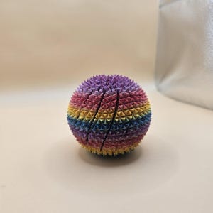 Spiky ball Fidget Toy — Sensory Skull for Anxiety Relief, Stress & Focus