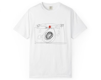 Leica - Like A Camera - photographer t-shirt, 100% cotton, garment-dyed, Comfort Colors, classic camera tee