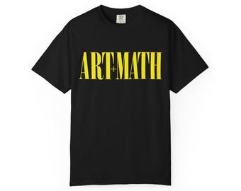 Art + Math Photographers T-Shirt: Garment-Dyed Comfort Colors, 100% Cotton Tee