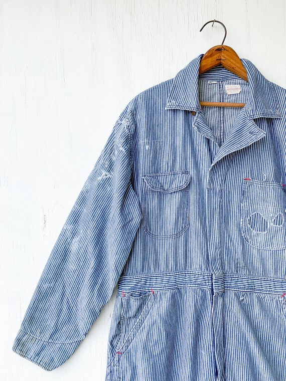 Vintage Sanforized Denim Coveralls (no 44 R)