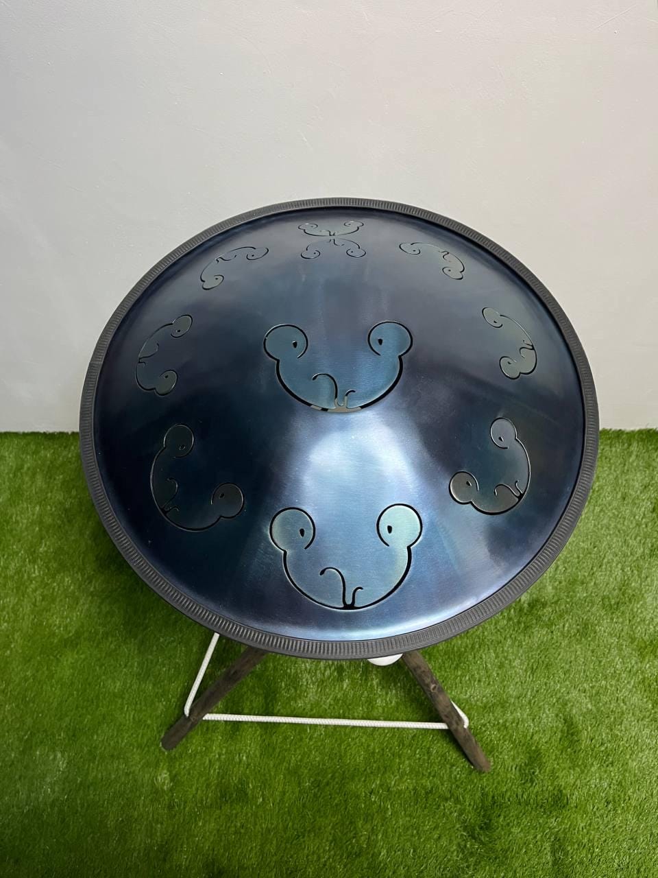 G Mystic Frog Drum Handpan Steel Drum Tongue Drum Tankdrum Rav