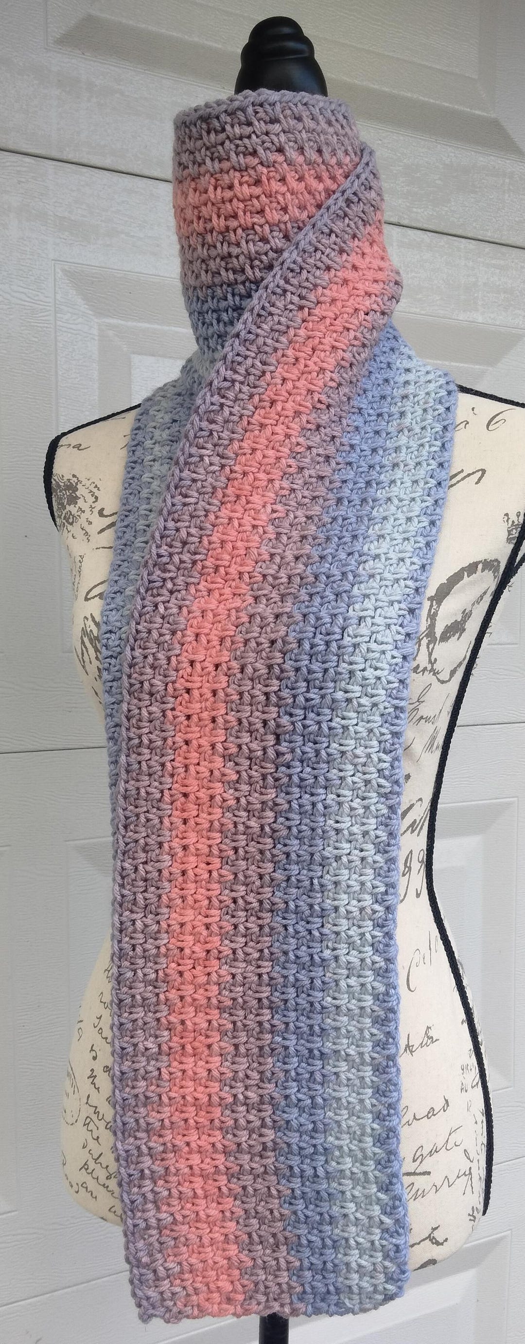 Handmade Crocheted Scarf Etsy