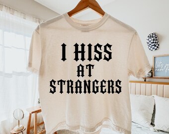 Hiss PNG, Sarcasm Tshirt Design PNG, Feminine Rage PNG, Snarky Feminist png, Boutique Design png, Antisocial  png, Homebody png
