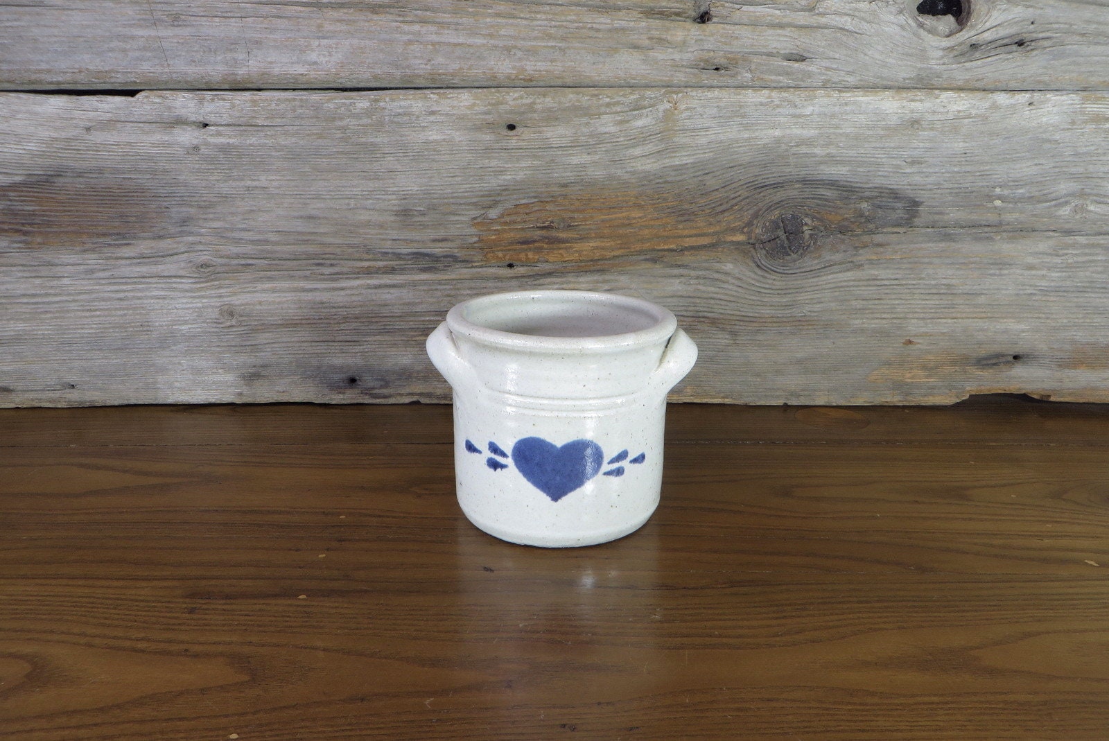 Your Hearts Delight Blue Floral Small Crock