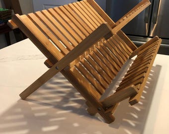 Bamboo Utensil Holder for Dish Rack | Dish Drying Racks | Kitchen Organizer | Utensil Holder | Cutlery Box | Kitchen Storage