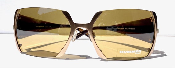 hummer eyeglasses  tortoise and gold eyewear / bi… - image 1