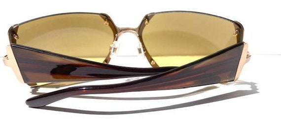 hummer eyeglasses  tortoise and gold eyewear / bi… - image 3