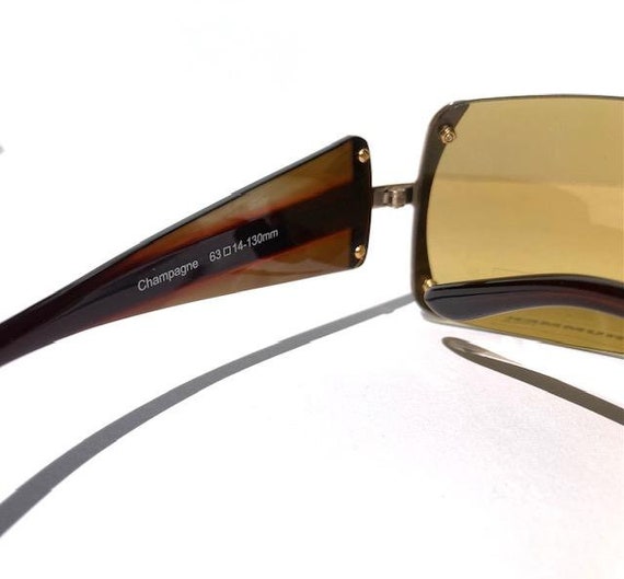 hummer eyeglasses  tortoise and gold eyewear / bi… - image 6