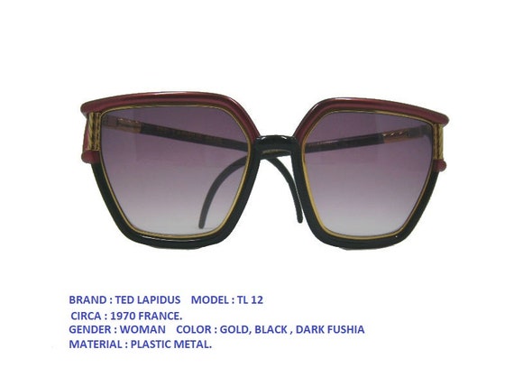 TED LAPIDUS EYEWEAR / ted lapidus vintage eywear /