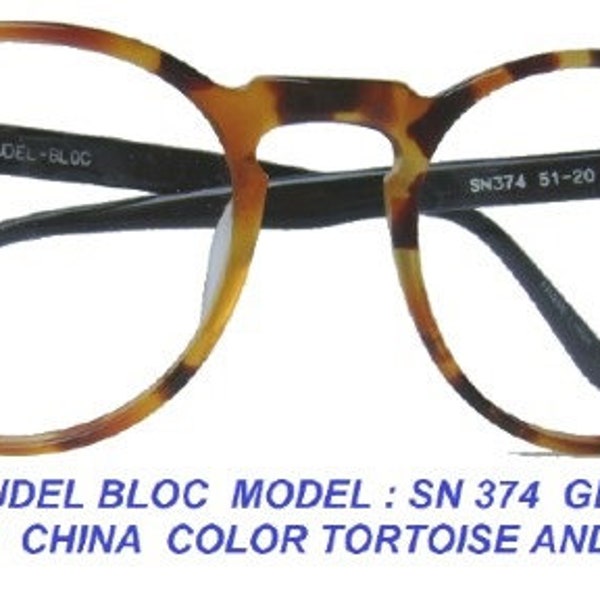 trudel bloc eyewear / preppy glasses / trudel eyewear / Ivy league eyeglasses / trudel eyeglasses / preppy semi round / dead stock /