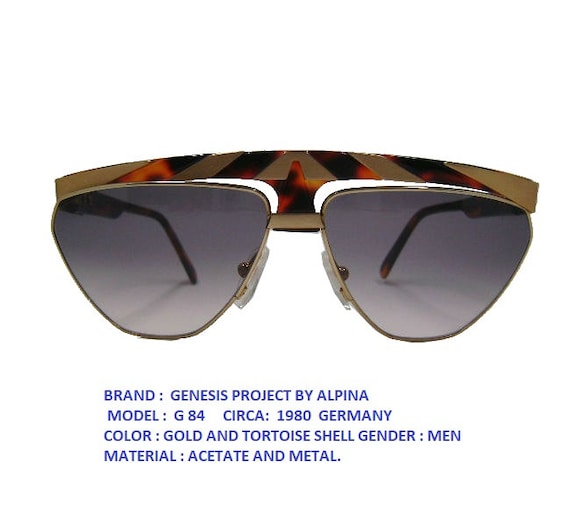 Alpina Swing S Sunglasses Purple Germany Sking, biking Glasses Rare H10467