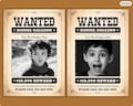 Editable Wild West Wanted Poster Template: Custom Cowboy Party Decor (Canva)