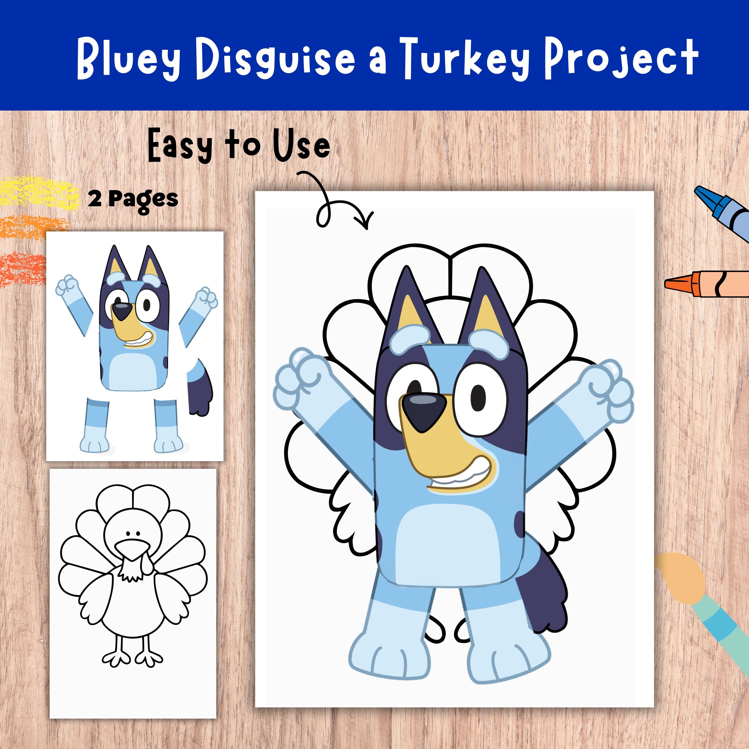 bluey turkey - etsy