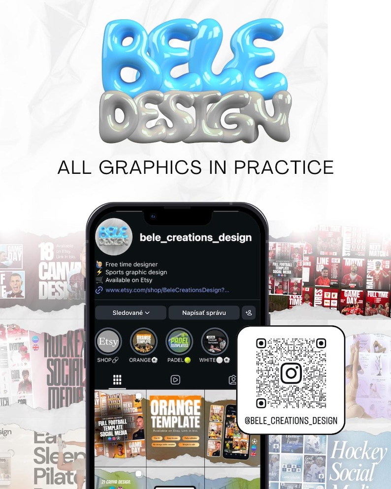 Hockey Social Media Templates | Canva Design Pack (18 Templates) image 5