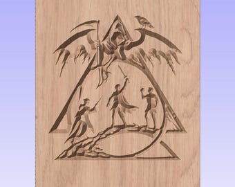 Archivo vectorial CNC de Mythic Brothers y Reaper Legend