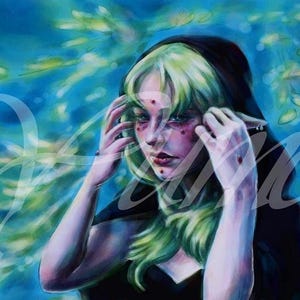 The Witch Art Print: Ethereal Portrait (Digital Download)