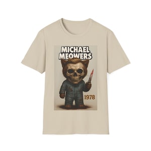Michael Meowers Halloween-T-shirt: cadeau horrorfilmfan