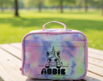 Personalized Kids Lunch Box – Custom Name Lunch Bag for School or Daycare, Toddler Soft Lunch Box, Back to School Gift, Kids Food Container
