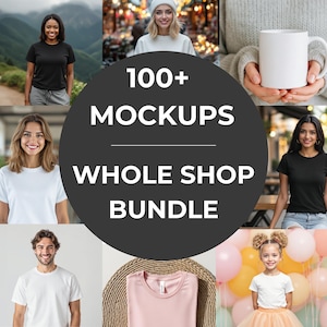 Whole Shop Bundle - Mockup Bundle - All Mockups In My Store
