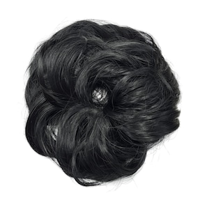 Fluffy Chignon Wig, Flower Bud Hair Bun, Ponytail Styling