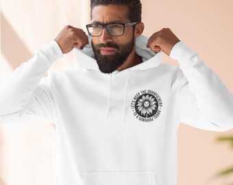 Cozy Cotton-Blend Fleece Hoodie, Unisex Relaxed Fit