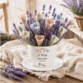 Personalized wedding gift, wedding present, flowers & keys, watering can, gifts for the bride and groom, wedding money gift product logo