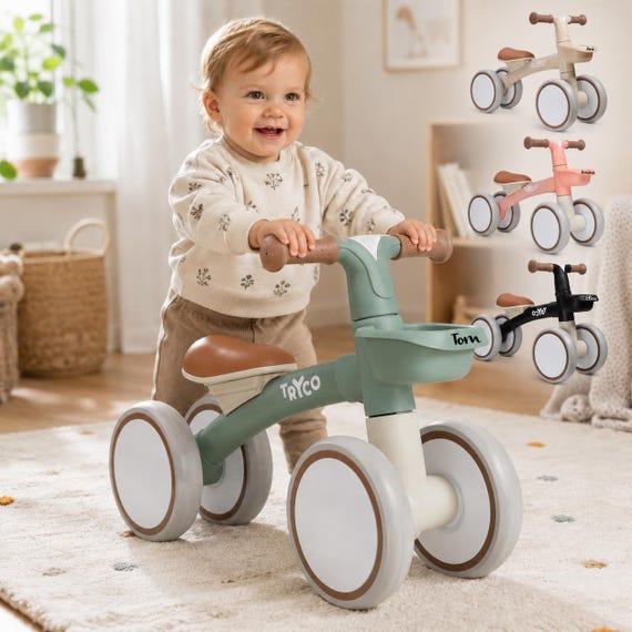 Laufrad ab 1 Jahr, Geschenk 1 Geburtstag, Weihnachtsgeschenke Kinder, Geschenke für Babys, Taufgeschenk, Spielzeug ab 1 Jahr