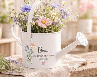 Gift for a childcare worker, farewell gift for a childcare worker, watering can and flower, thank you gift for a childcare worker, gift for a daycare provider, birthday gift for a childcare worker