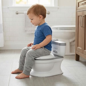 Pot bébé, pot d'apprentissage, toilettes enfant avec prénom, gris, cadeau pour 1 an, apprentissage de la propreté