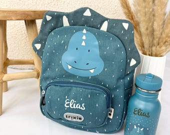 Kita backpack, kindergarten backpack personalized, children's backpack with name, Tricepatos blue, children's backpack