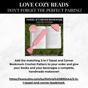 Crochet Mug Cozy Pattern: Advanced Beginner-Friendly Coffee Sleeve (PDF Download) image 4