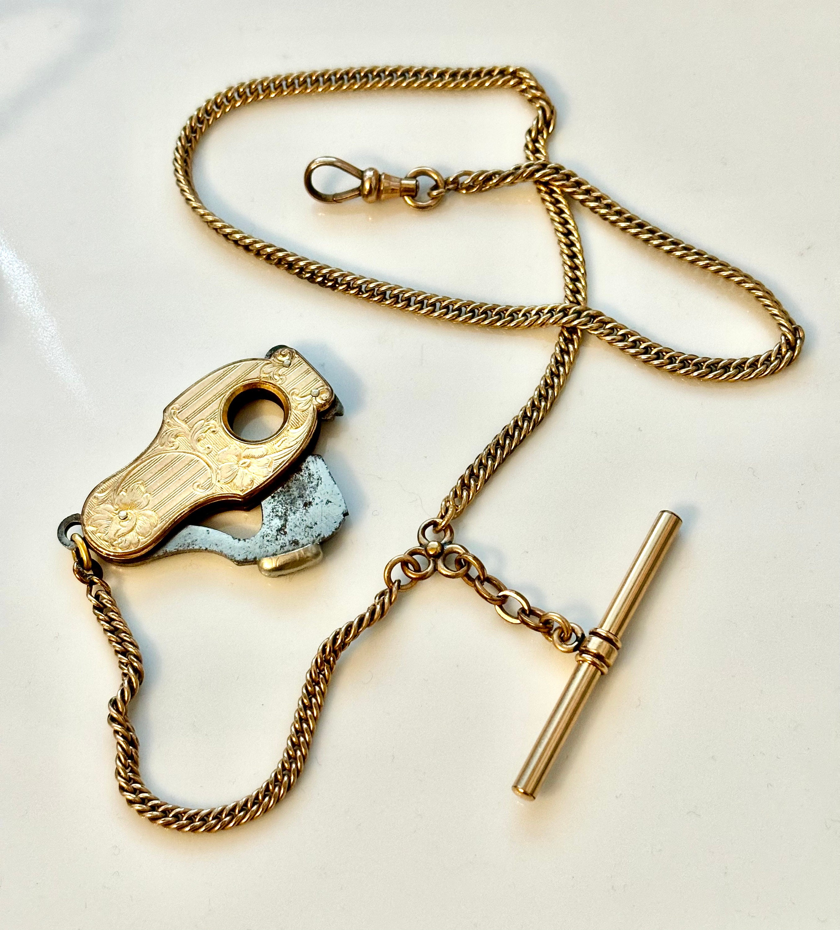 Antique Simmons Watch Chain - Etsy