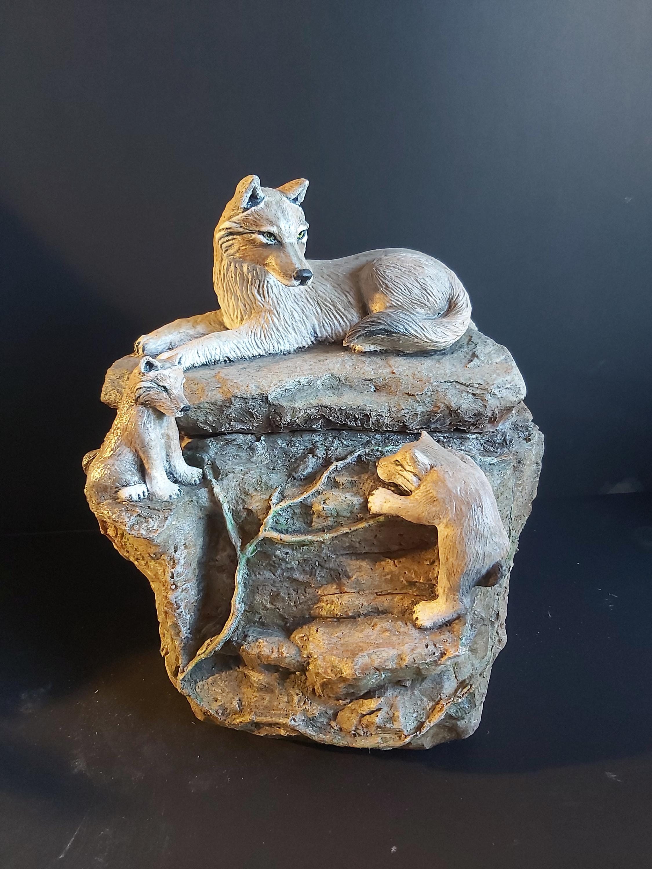 Wolf Original Sculpture - Etsy Canada