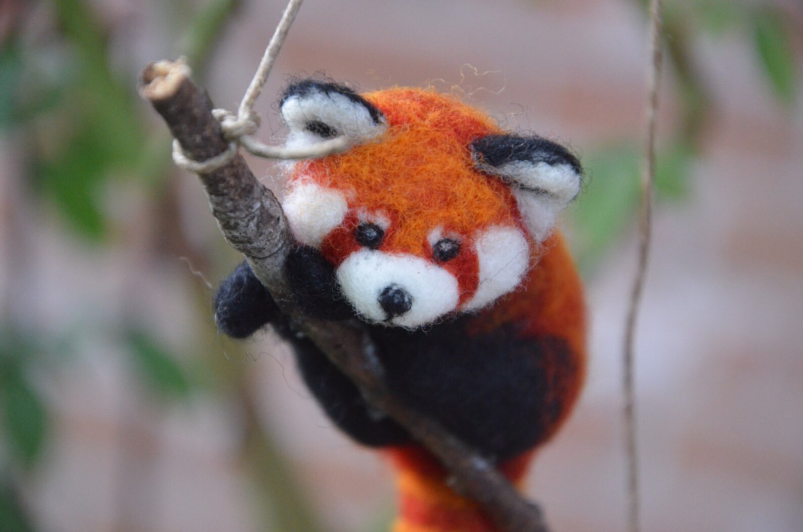 Needle Felted Red Panda Fire Fox Etsy