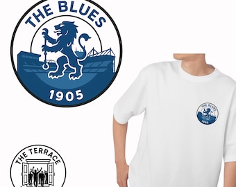 Retro Chelsea Fan T-Shirt | The Blues Football Tee | Gift for Chelsea Supporters, Matchday Attire