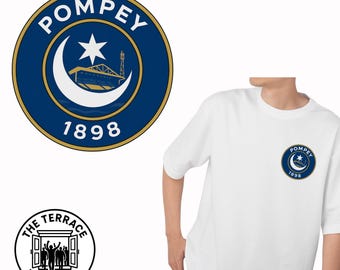 Retro Pompey Football T-Shirt | Portsmouth FC Fan Matchday Tee