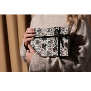 Krampus Wrapping Paper | Dark Holiday Folklore | Alternative Xmas Spooky image 7