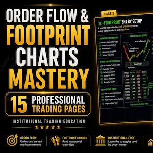 Maîtrise des graphiques d'empreinte du flux d'ordres, formation en trading institutionnel (téléchargement PDF)
