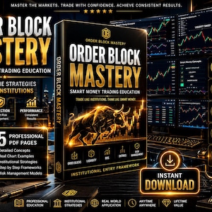 Padronanza degli ordini nel trading (PDF), concetti di Smart Money, strategie istituzionali (download digitale)