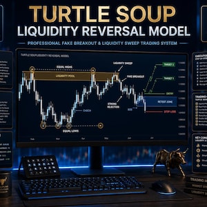 Liquiditäts-Sweep- und Fake-Breakout-Strategie – Turtle Soup Trading-Schulung (PDF-Download)