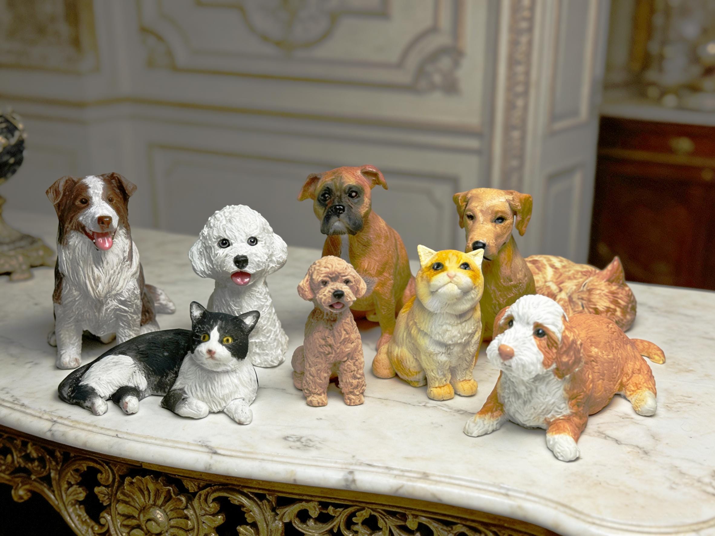 Cake Topper, Pet Figurine, Handmade Polymer Clay Dog, Custom Cat ...